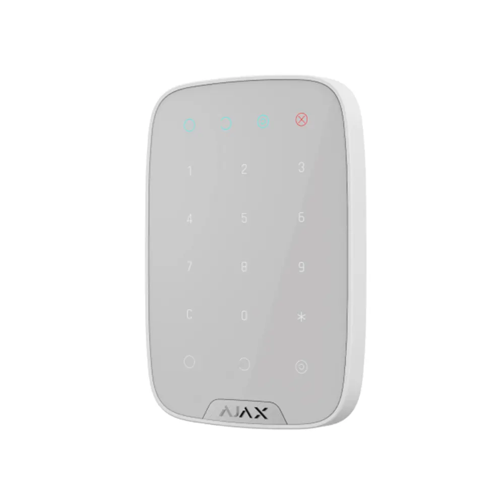 Бездротова сенсорна клавіатура Ajax KeyPad (White)